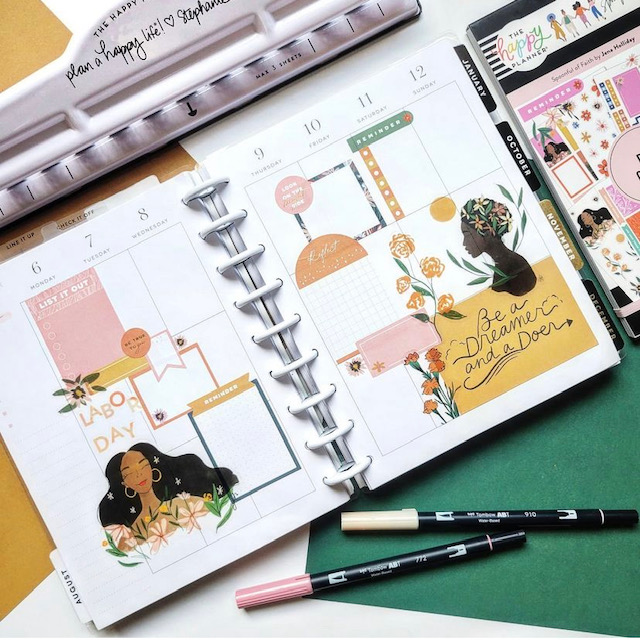 Planner spread layouts and their uses and purpose to planner newbies.